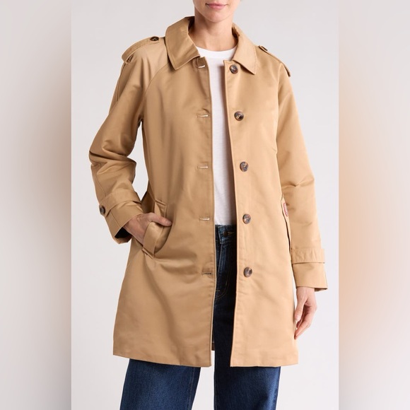 Hunter Women’s Stacy Water Resistant Trench Coat NWT - Picture 4 of 15